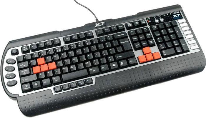 Клавиатура A4Tech X7 G800V Black USB D1P6-2023 (ID#1777933100.