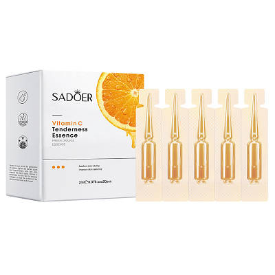 Есенція для обличчя Sadoer з екстрактом вітаміну C 2 ml (паковання 20 штук)
