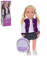 Детская интерактивная кукла Софи M 3925 UA в высоту 48см игрушечная шарнирная куколка