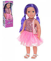 Детская интерактивная кукла Нина M 3920 высота 48см игрушечная шарнирная куколка