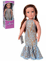 Детская интерактивная кукла Ника M 3957 UA высота 48см игрушечная шарнирная куколка