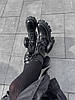 Ботинки Prada Monolith Pouch Tall Boots Black Leather, фото 6
