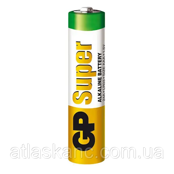 Батарейка пальчикова AAA LR03 GP Super 1,5V 1 шт 04675
