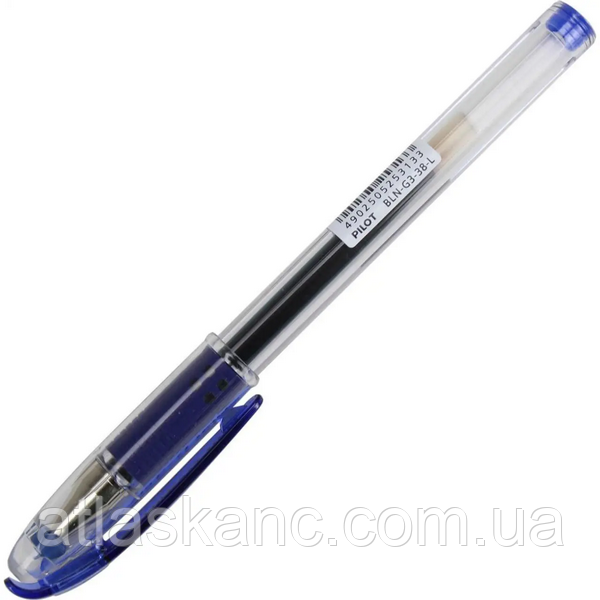 Ручка гелева PILOT G-3 0,5 мм синя4251458702305 BL-G3-5-L