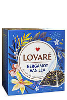 Чай Lovare Bergamot Vanilla черный с ароматом ванили и бергамота в пирамидках 15 шт х 2 г (55434)