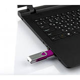 USB-флеш-накопичувач eXceleram 32 GB P1 Series Silver/Purple USB 2.0 (EXP1U2SIPU32), фото 7