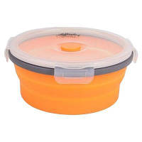 Харчовий контейнер Tramp складаний з кришкою-засувкою 550ml (TRC-088-orange)