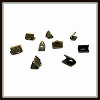 Затискач для стрічок 1 см бронза (2000 шт.)