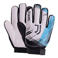 Перчатки вратарские детские Juventus Ballonstar FB-0028-10 5 Бело-голубой (57508339)