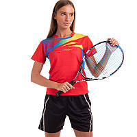 Форма для большого тенниса женская LD-1822B 3XL Красный (60506038)