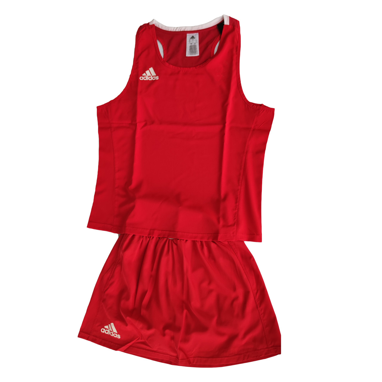 Жіноча форма для занять боксом Olympic Woman шорти-спідниця + майка  ⁇  червона  ⁇  ADIDAS ADIAIBA20TW ADIAIBA20SKW