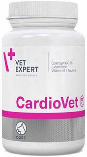 Препарат для серцево-судинної системи собак VetExpert CardioVet 90 таблеток (5907752658457)