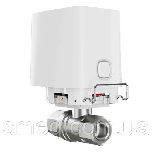 Кран перекрытия воды Ajax WaterStop 1" white с дистанционным ...