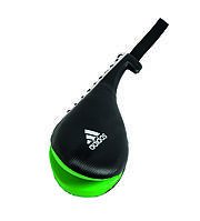 Двойная ракетка для отработки ударов Double Target Pad | черно/зеленая | ADIDAS ADITKT02