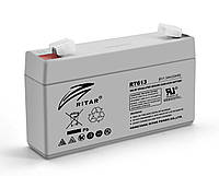Аккумуляторная батарея AGM RITAR RT613, Gray Case, 6V 1.3Ah (97х24х52 (58)) Q20