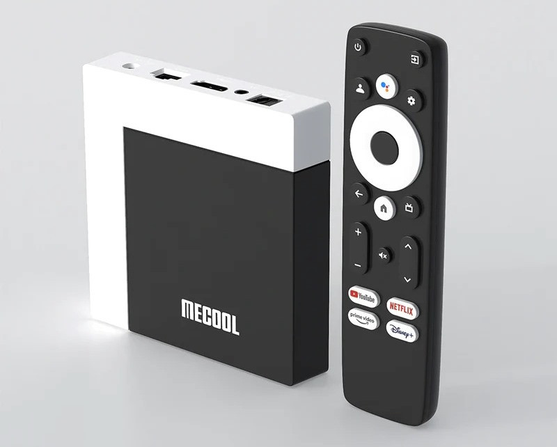 MECOOL KM7 PLUS 2/16 Гб з сертифікацією Google TV і Netflix (з налаштуваннями)