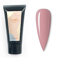 Акрігель GeliX №5, колір пепельна роза, дрібнозернистий, 30гр (туба)