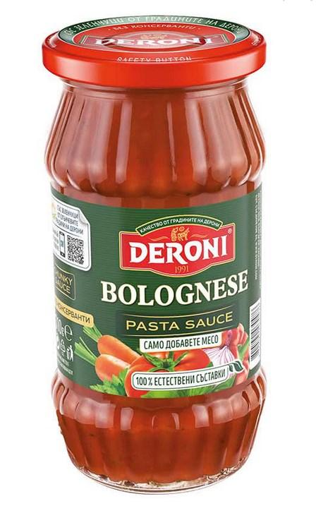 Соус паста Болоньєзе 310 грам Bolognese Deroni