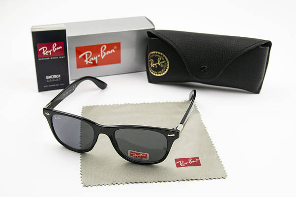 Сонцезахисні окуляри RAY BAN UV400 (арт. RB4195) чорні глянцеві, фото 3
