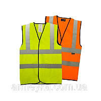 Жилет світловідбиваючий high visibility (надп. інше) зелений нейлон, оригінал Британія