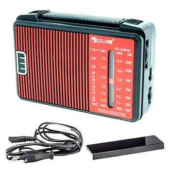 Радіоприймач на батарейках, FM/SW/AM, Golon RX-A08AC / Портативне радіо