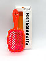Расческа для волос Janeke Superbrush коралловый неон