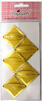 Украшения для скрапбукинга самоклеющиеся EnoGreeting Ромбики золотые 5 шт. HM-000-05