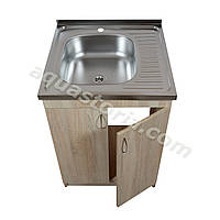 Мийка з тумбою 60х60см Дуб сонома  (права, ліва)