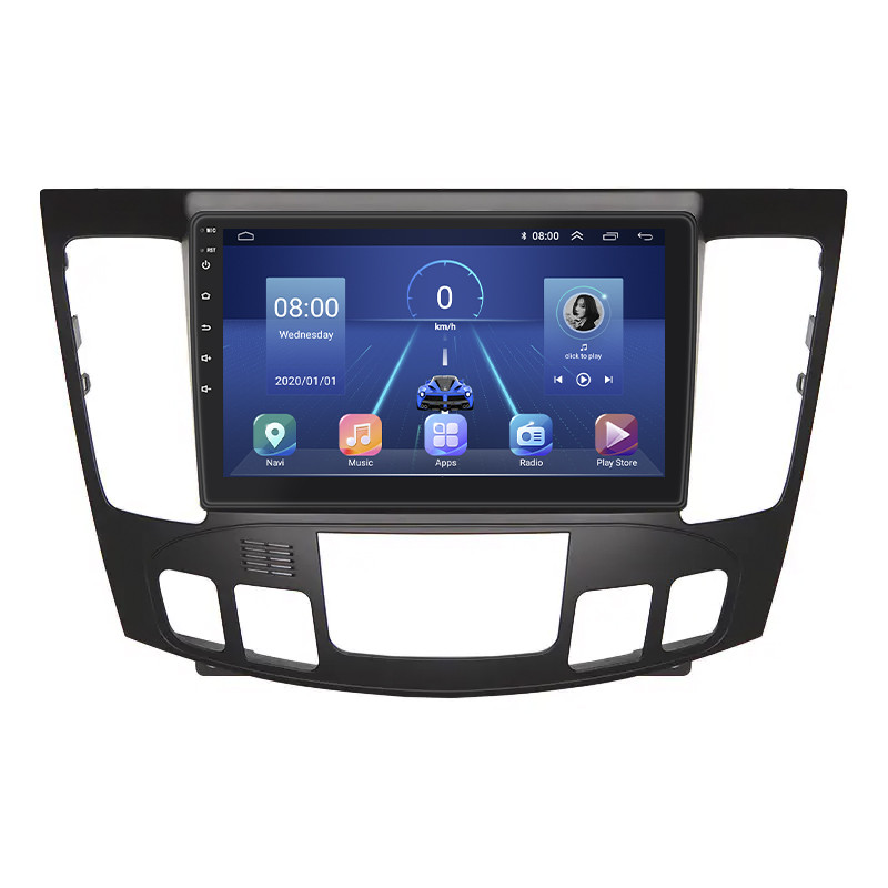 Штатна магнітола Lesko для Hyundai Sonata V (NF) Auto AC 2008-2010 екран 9" 4/64Gb 4G Wi-Fi GPS Top