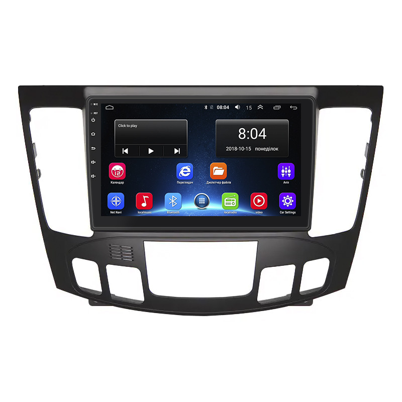 Штатна магнітола Lesko для Hyundai Sonata V (NF) Auto AC 2008-2010г 9" 2/32Gb Wi-Fi GPS Base Хюндай Соната