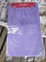 Комплект килимків для ванни Maximus 60*100+60*50см фіолетовий 0091