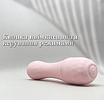 Міні вібратор жіночий We love на батарейці. Рожевий, фото 4