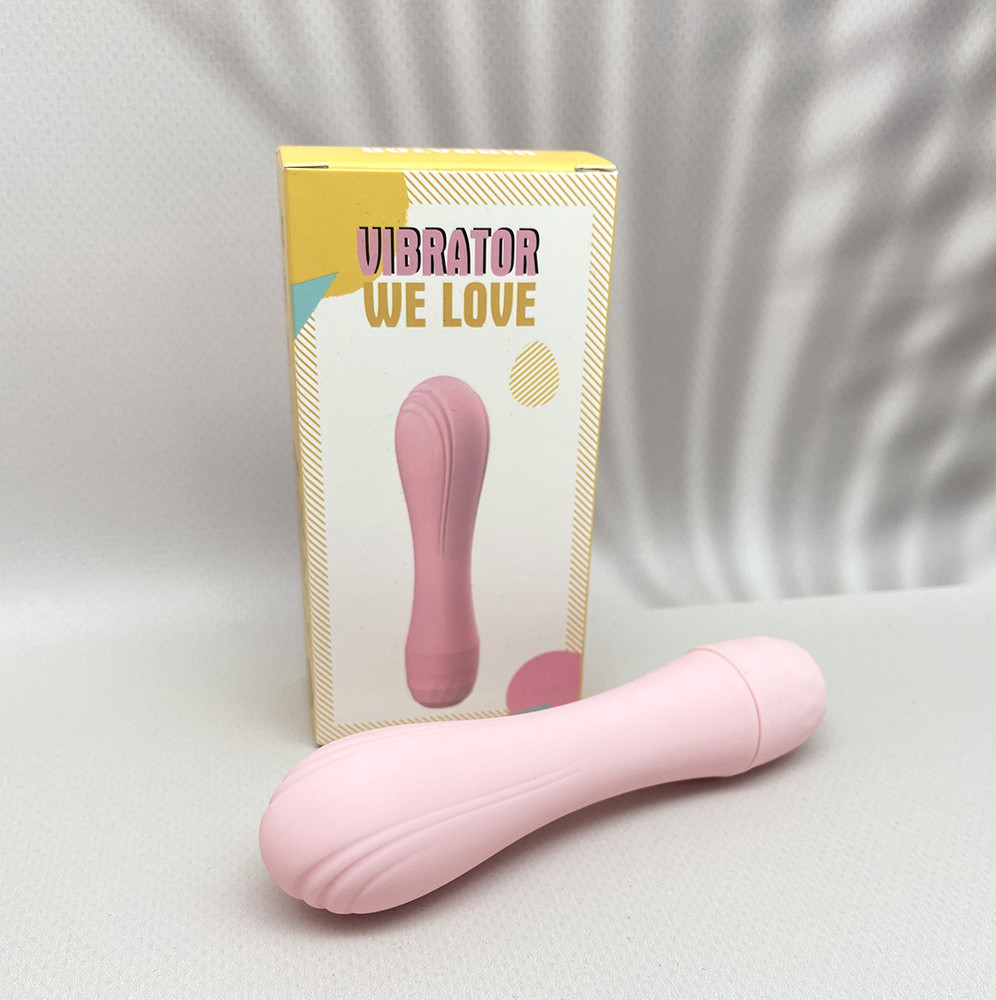 Міні вібратор жіночий We love на батарейці. Рожевий