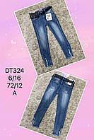 Джинси для дівчаток оптом, S&D, 6-16 років, арт. DT-324, фото 7