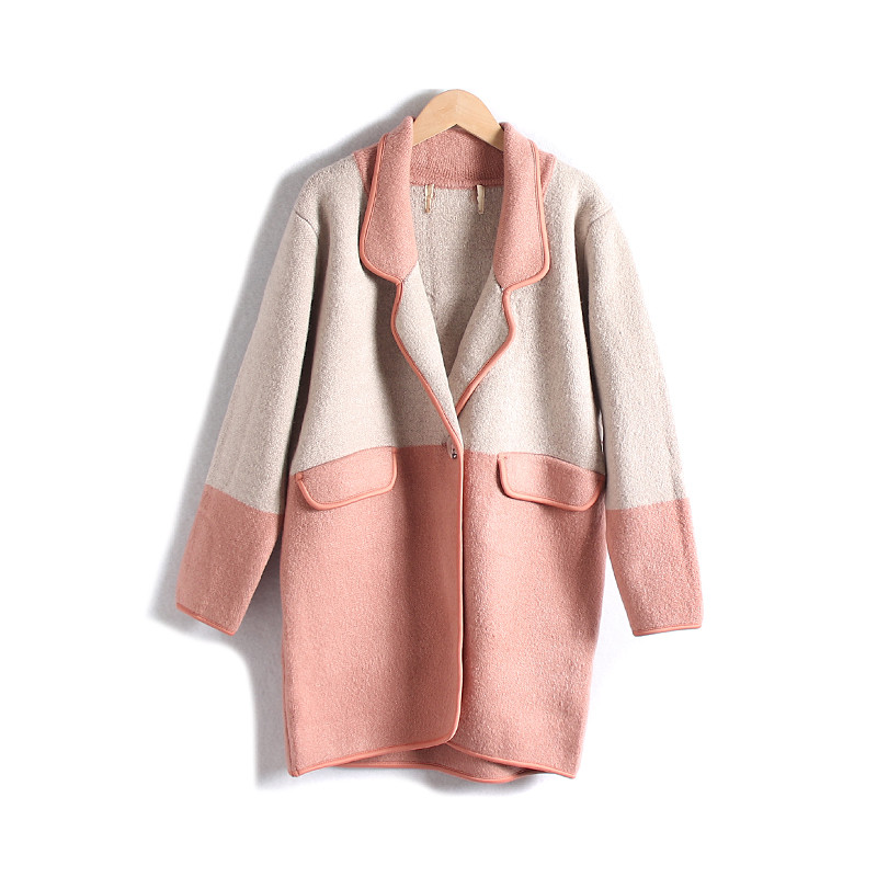 Стильний жіночий жакет піджак довгий вовняний теплий, фото 1