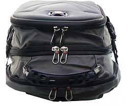 Швейцарський чоловічий рюкзак swissgear 8861 з ортопедичною спинкою сірий (без значка), фото 3