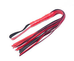 Аксесуар для рольових ігор - батіг із поліуретану, Червоний