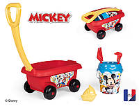 Тележка Smoby "Микки Маус" с набором для игры с песком, 5 аксесс. | 867015
