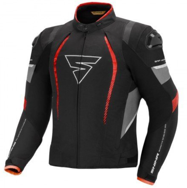 МОТОКУРТКА ТЕКСТИЛЬНА SHIMA SOLID PRO JACKET RED
