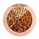 Подарунковий набір з горіхами в круглому боксі, фото 2