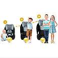 Автокресло Ricokids Qway черно-синее 9-36 кг ISOFIX, фото 5