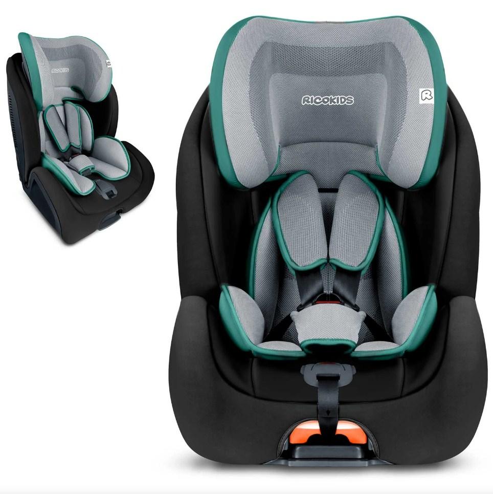 Автокресло Ricokids Qway черно-синее 9-36 кг ISOFIX