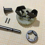 Насос масляний з шестернею приводу масляного насоса двигуна 192F дизель, фото 3