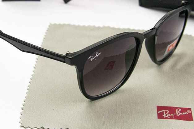 Сонцезахисні окуляри RAY BAN UV400 (арт. RB4278) чорний градієнт, фото 4