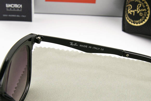 Сонцезахисні окуляри RAY BAN UV400 (арт. RB4278) чорний градієнт, фото 5