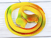 Двоголові змії Кобри жовті 75 см