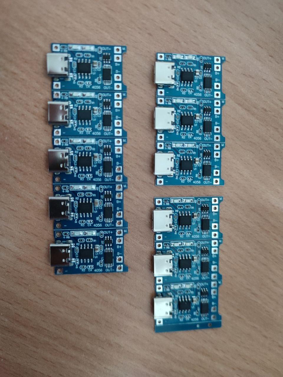 Плата Type-C 5V 1A 18650 для заряджання батарей із захистом, фото 1