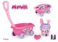 Возик Smoby "Мінні Маус" з набором для гри з піском, 5 аксес. | 867014