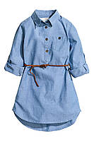 Сукня-сорочка синя H&M 122см