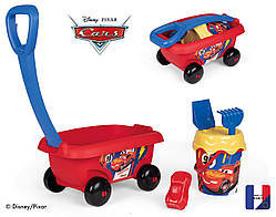 Возик Smoby "Тачки" з набором для гри з піском, 5 аксес. | 867017